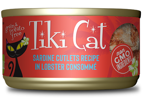 Tiki Cat Grill Sardine Cutlets Recipe In Lobster Consomme Grill Cat Food