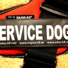 Julius K9 Harness Label Patch "Service Dog" Set Of 2