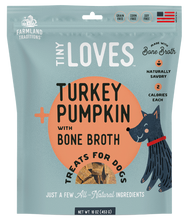 Load image into Gallery viewer, Farmland Traditions Tiny Loves Turkey &amp; Pumpkin with Bone Broth 170g Soft Dog Treats