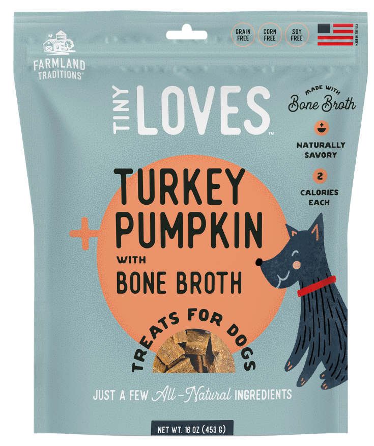 Farmland Traditions Tiny Loves Turkey Pumpkin with Bone Broth 170g S Critters Pet Health Store