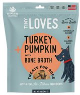 Farmland Traditions Tiny Loves Turkey & Pumpkin with Bone Broth 170g Soft Dog Treats