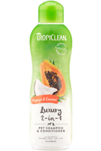 Tropiclean Papaya & Coconut Pet Shampoo & Conditioner 592ml Dog & Cat
