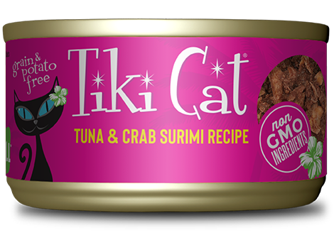 Tiki Cat Grill Tuna & Crab Surimi Recipe Cat Food