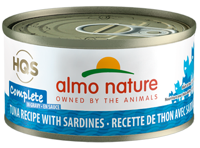 Almo Complete Tuna with Sardines in Gravy Canned Cat Food