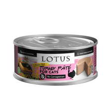 Load image into Gallery viewer, Lotus Grain-Free Turkey Pate 150g Canned Cat Food