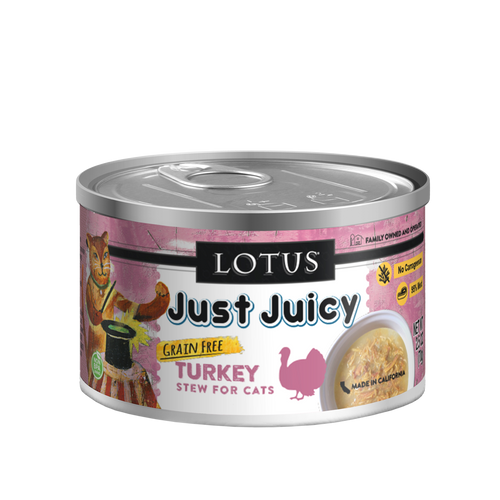 Lotus Grain-Free Just Juicy Turkey Stew 150g Canned Cat Food