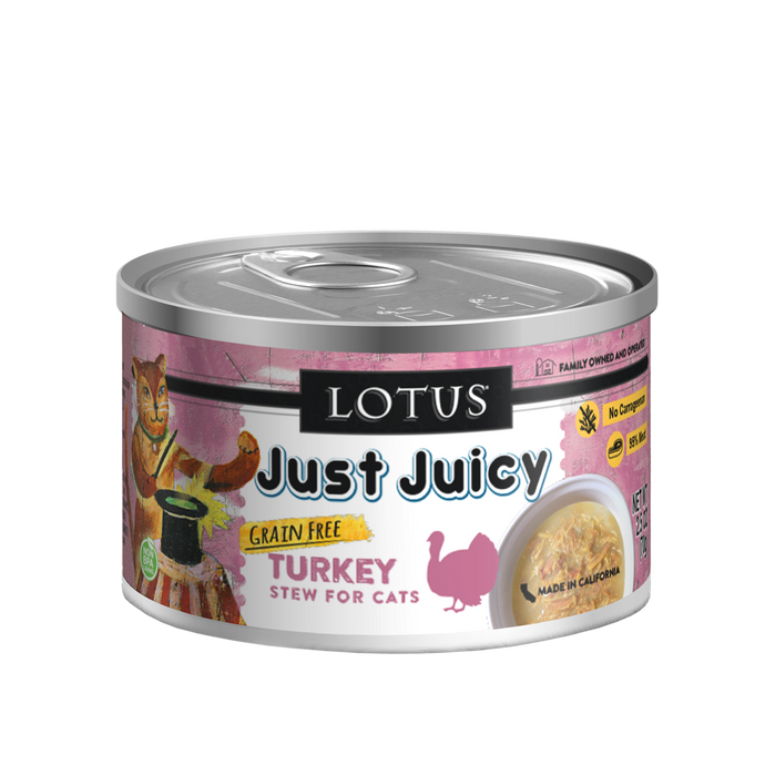 Lotus Grain-Free Just Juicy Turkey Stew 150g Canned Cat Food