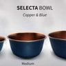 Baxter & Bella Blue Copper Pet Bowl