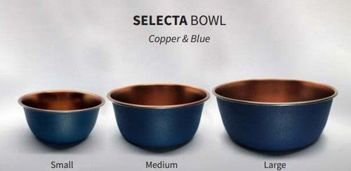 Baxter & Bella Blue Copper Pet Bowl
