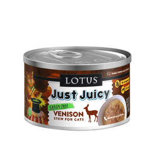 Lotus Grain-Free Just Juicy Venison Stew 150g Canned Cat Food