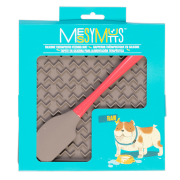 Messy Mutts Silicone Therapeutic Feeding Mat with Spatula