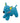 Li'l Pals Latex Blue Dog Toy