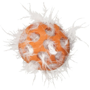 JW Cat Feather Ball Cat Toy