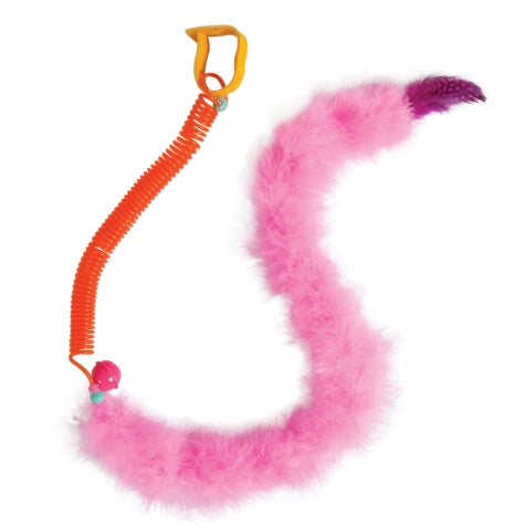 JW Cat Featherlite Boa Spring Cat Toy