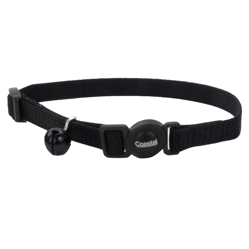 Coastal Adjustable Cat Collar 8-12IN Breakaway Black