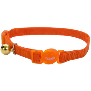 Coastal Adjustable Cat Collar 8-12IN Breakaway Orange