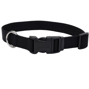 Coastal Adjustable Dog Collar Tuff Black