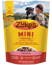 Load image into Gallery viewer, Zuke&#39;s Naturals Pork Dog Treats